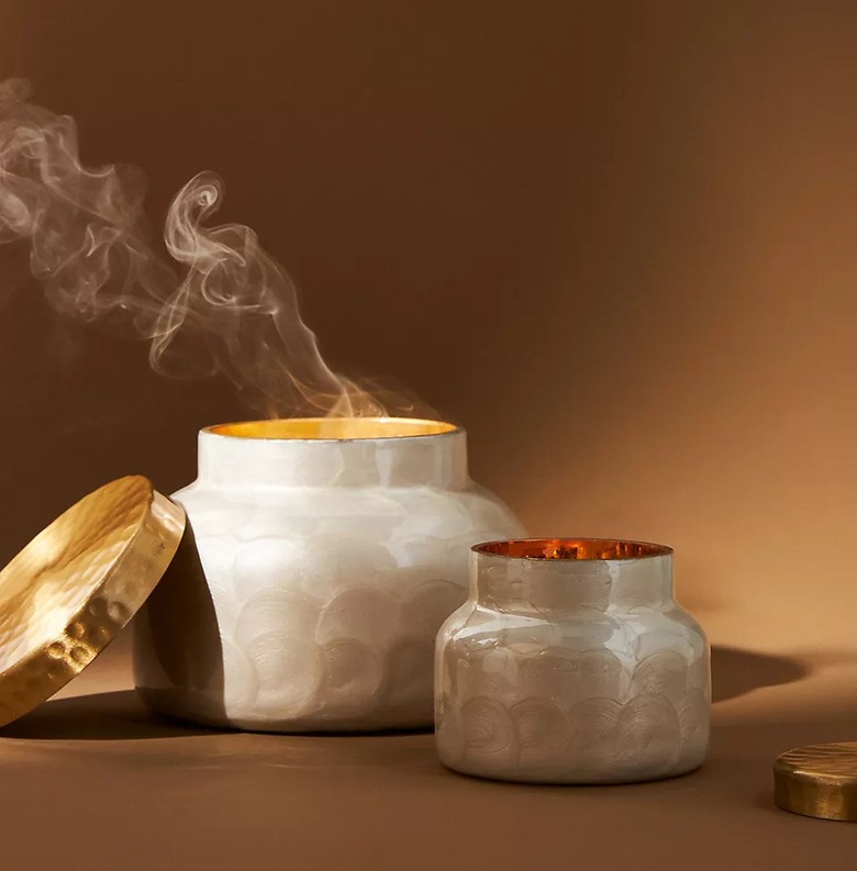 Capri Blue Capiz Mini Jar Candle