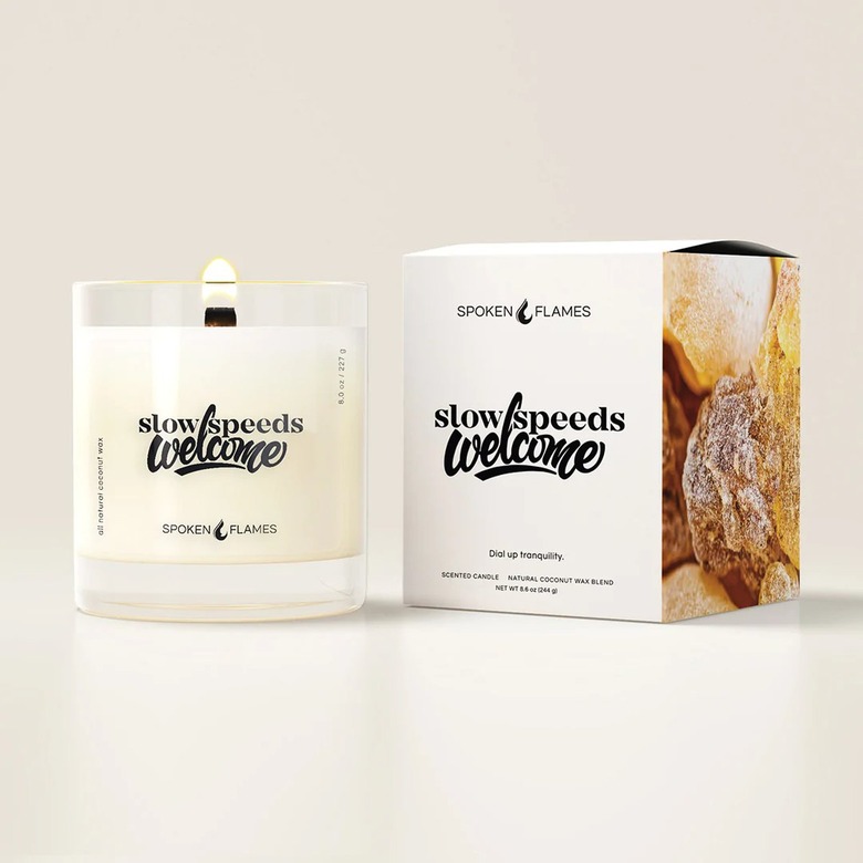 Spoken Flames Slow Speeds Welcome Candle