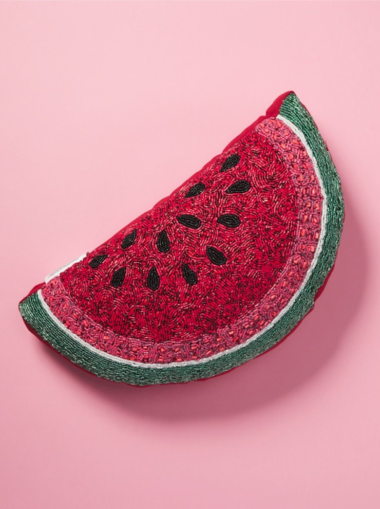 10x18 Beaded Watermelon Pillow