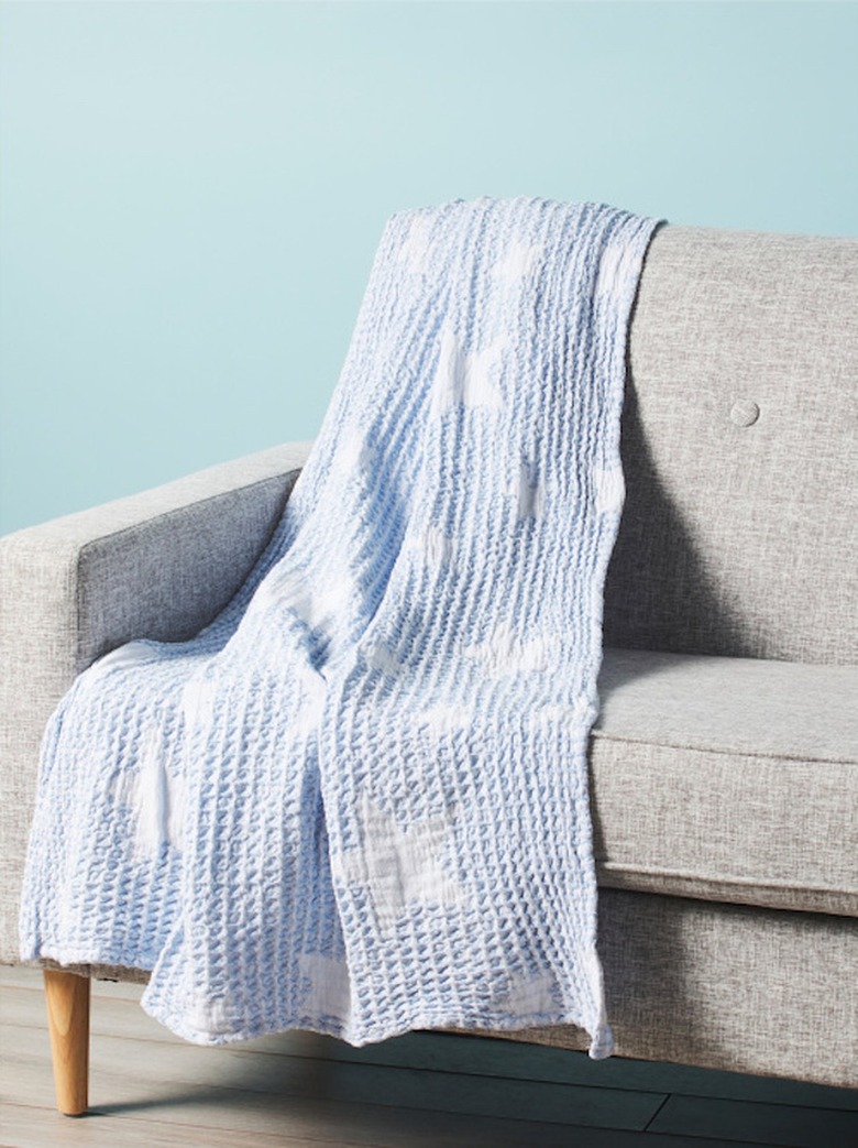 Star Waffle Texture Throw