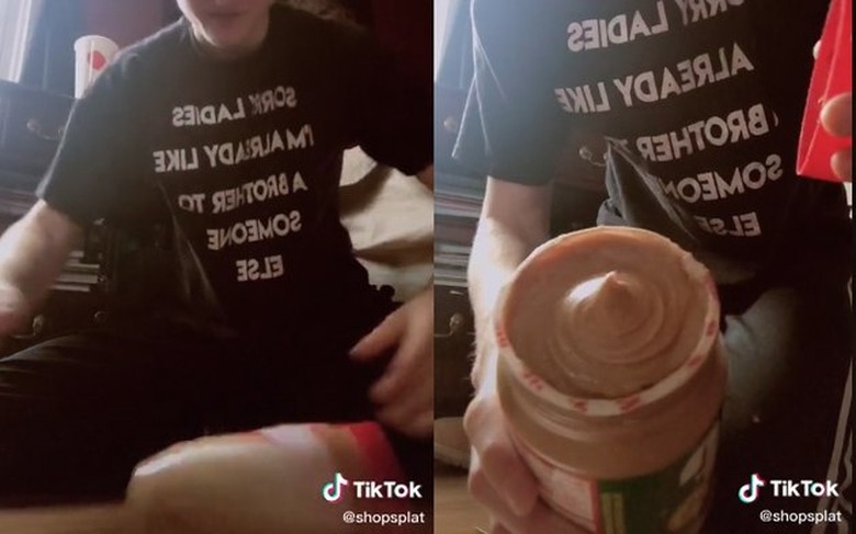 tiktok peanut butter hack