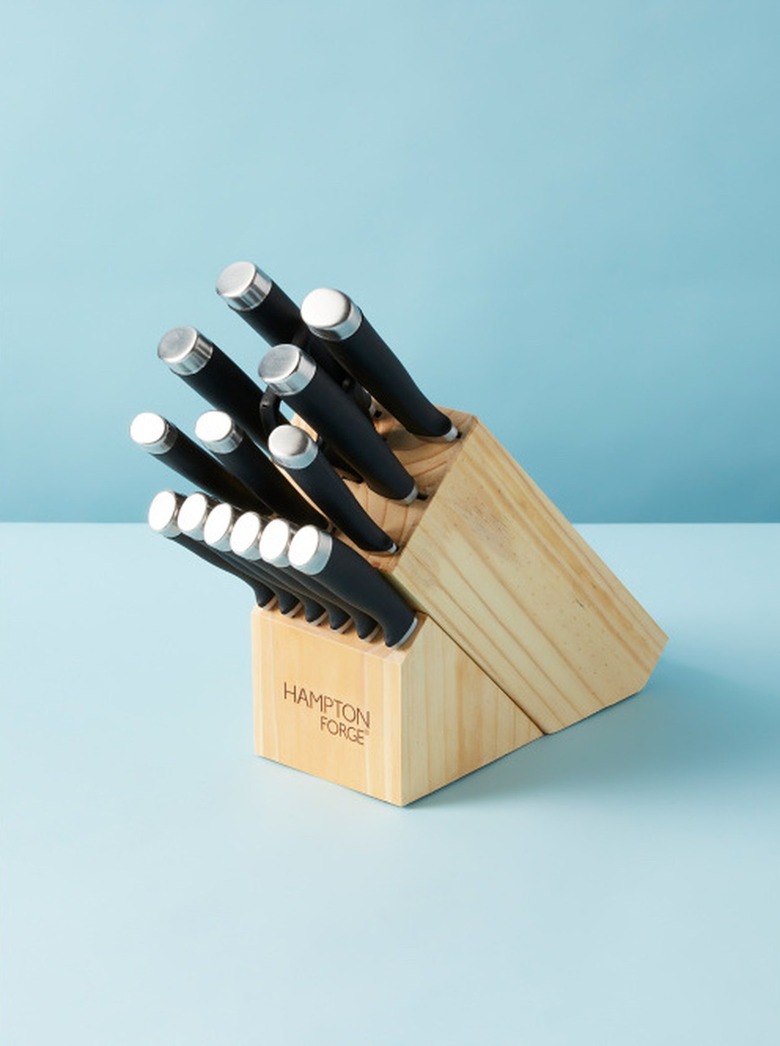 Hampton Forge 15-Piece Cutlery Block And Knife Set