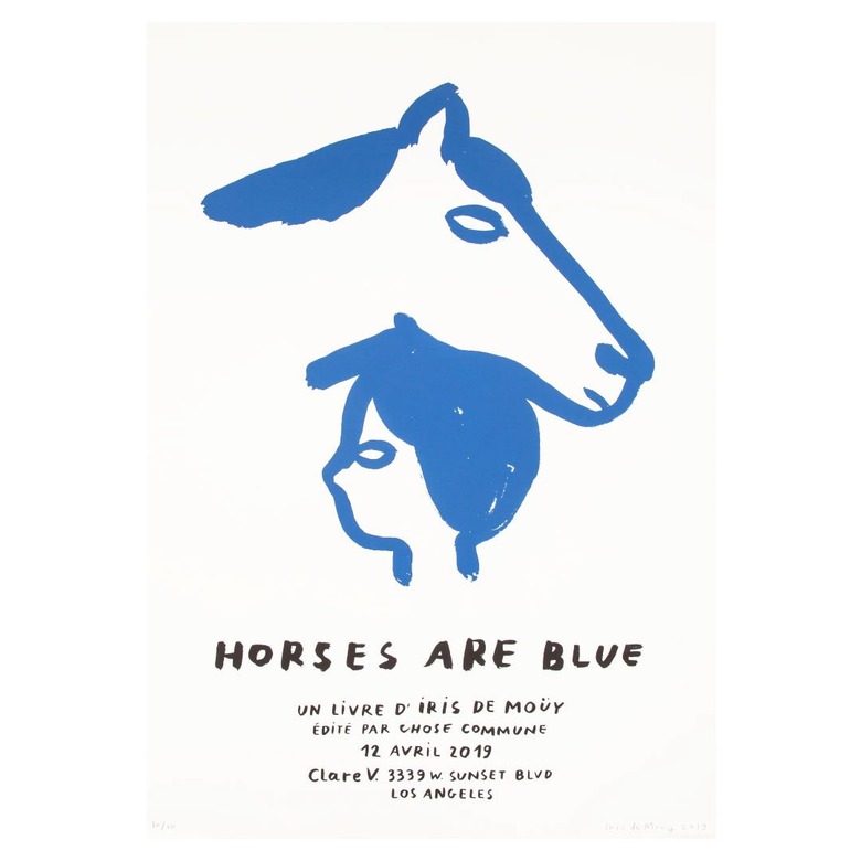 Iris de Moüy clare v poster