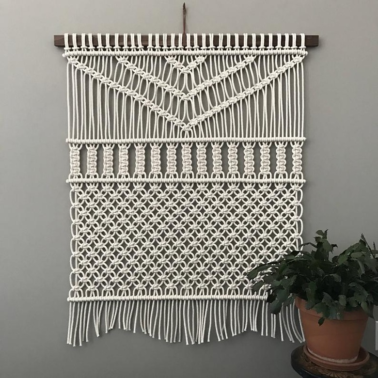 macrame wall hanging