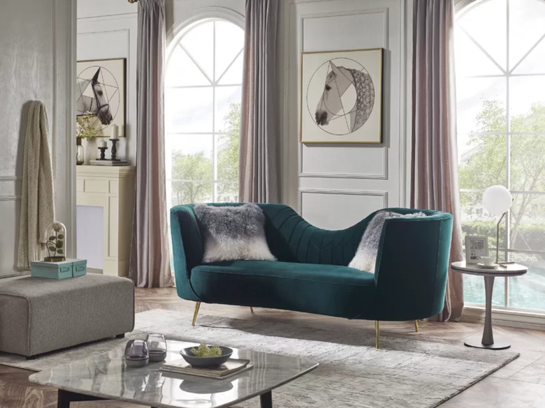 art deco living room