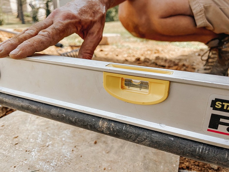 Make sure the blocks are level.