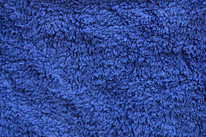 Texture of shag carpeting