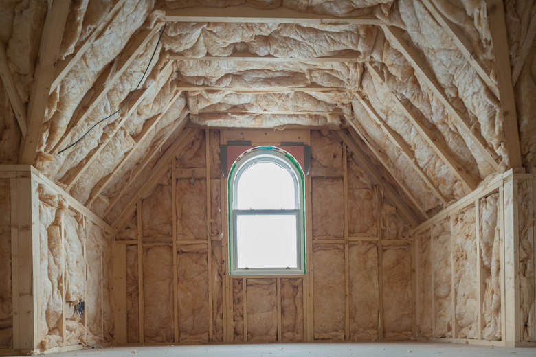 Room in house construction site