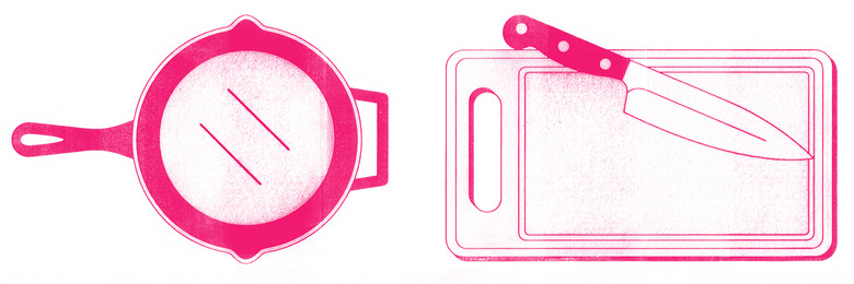 first apartment cooking: knives