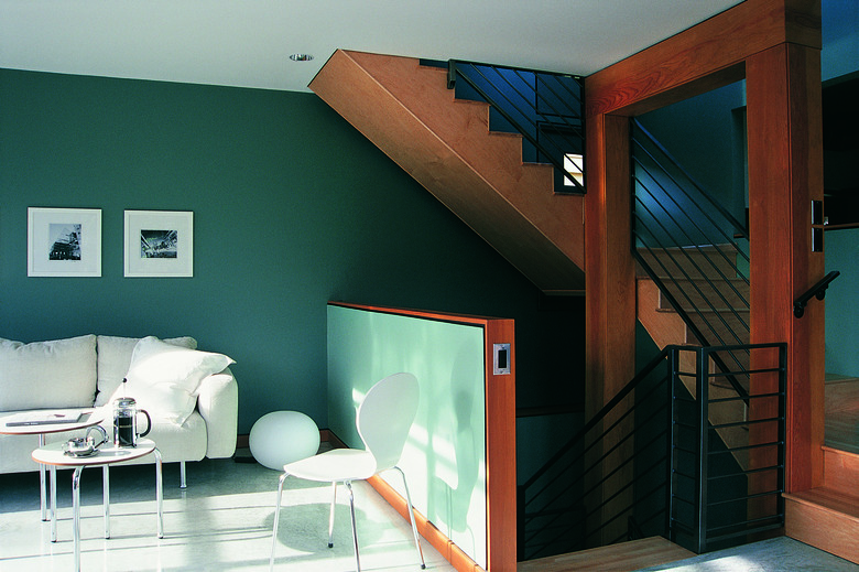 Living Area of Loft Apartment