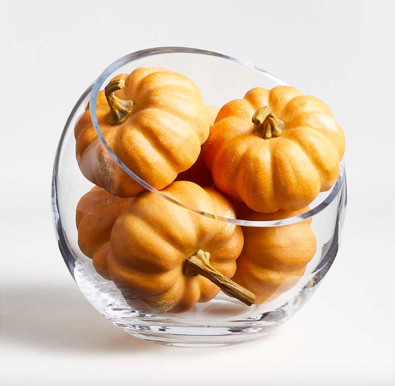 Crate & Barrel Faux Orange Pumpkins