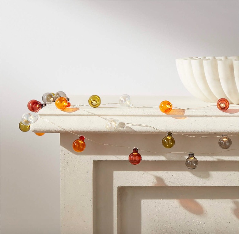 CB2 Mini Colored Glass String Lights