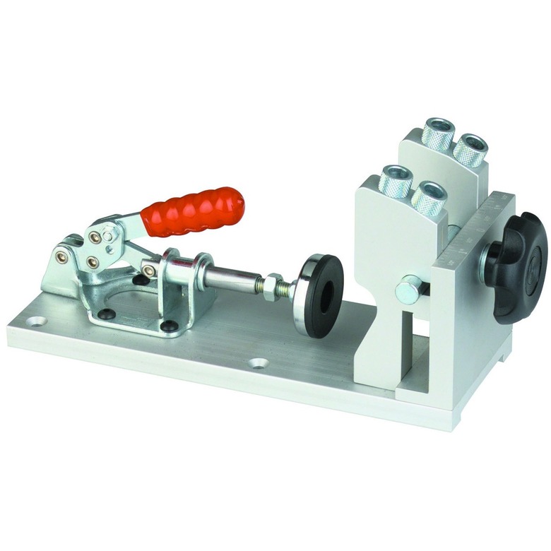 Harbor Freight Tools pocket hole jig.