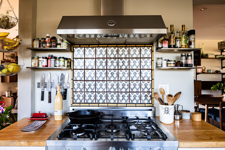 stainless steel range hood