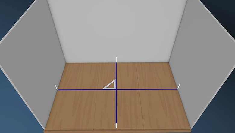 flooring layout lines