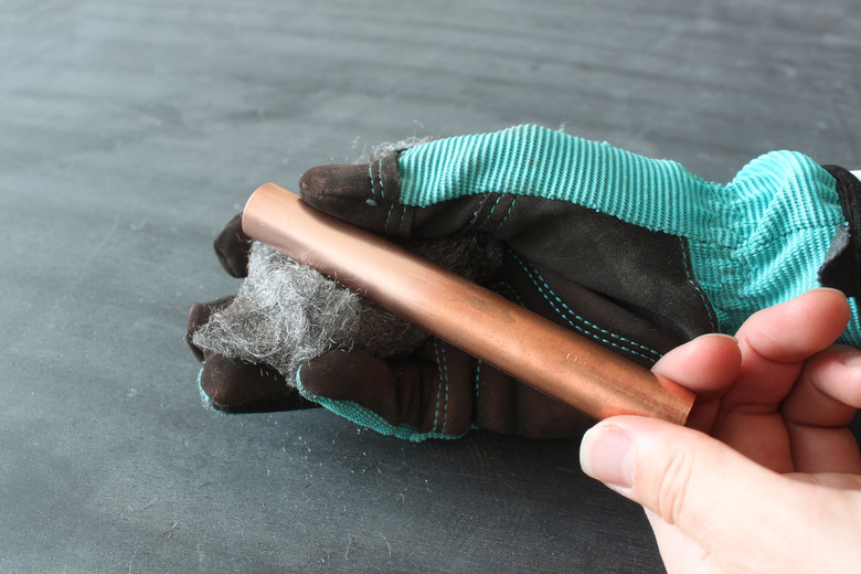 Polishing the copper