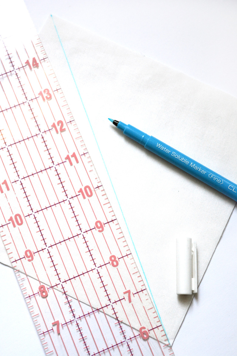 draw line down middle