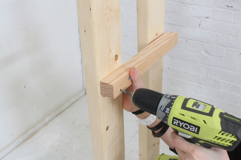 Drilling the second pilot hole