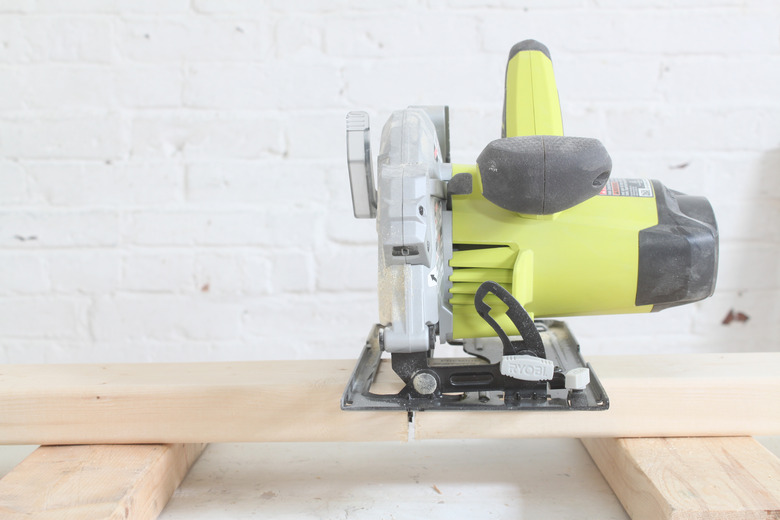 Making the cut with a circular saw