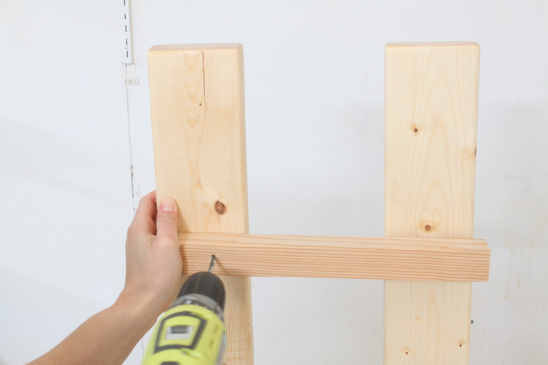 Drilling the first pilot hole