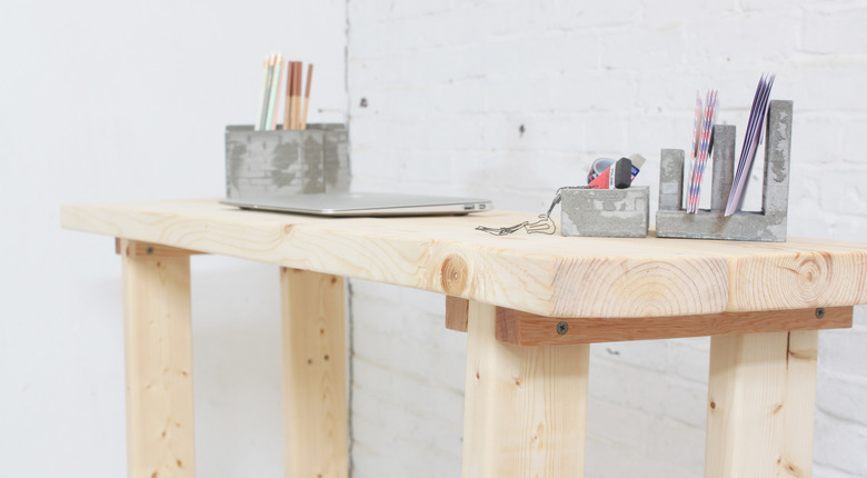 Wide angled shot of desktop