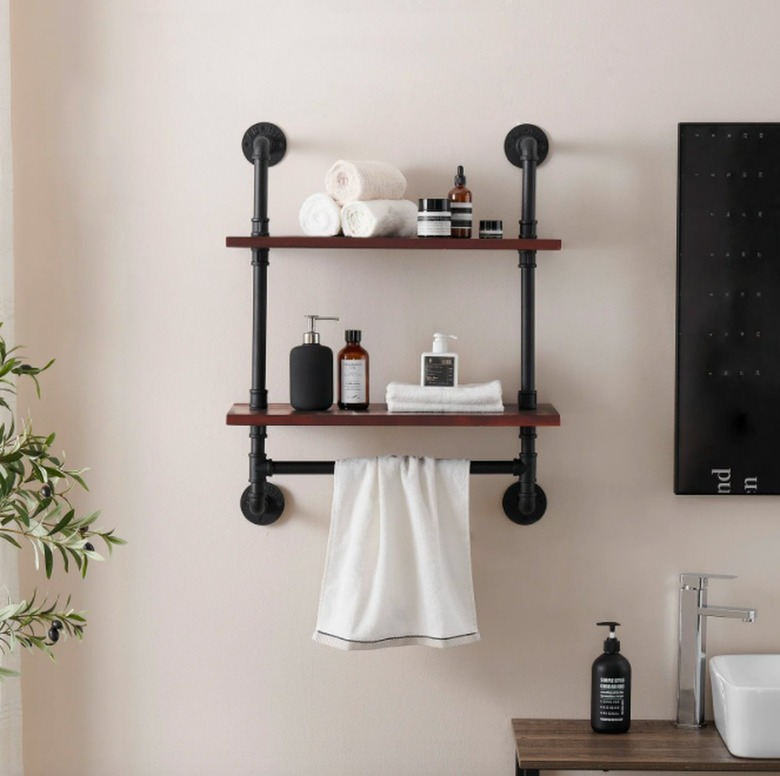 Williston Forge Wall Mounted Bathroom Shelf