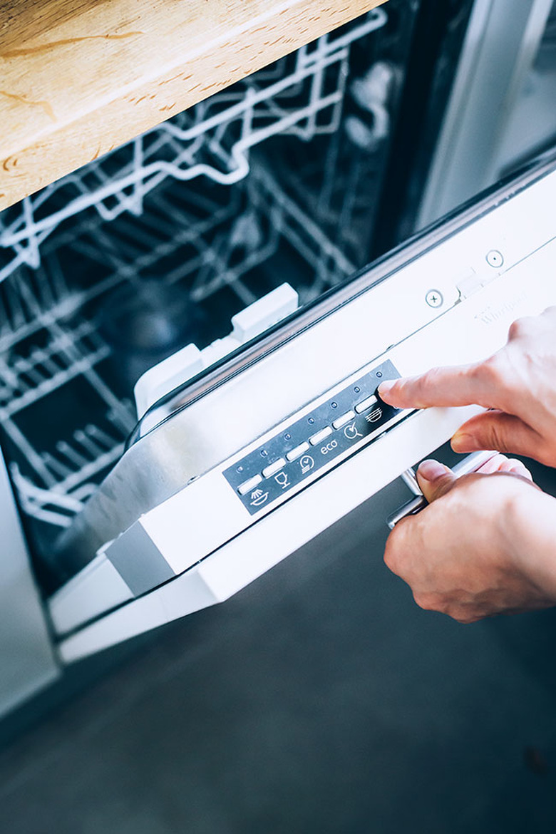 Sanitize dishwasher on the hottest setting