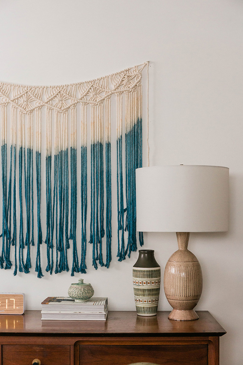 Dyed macrame outlet