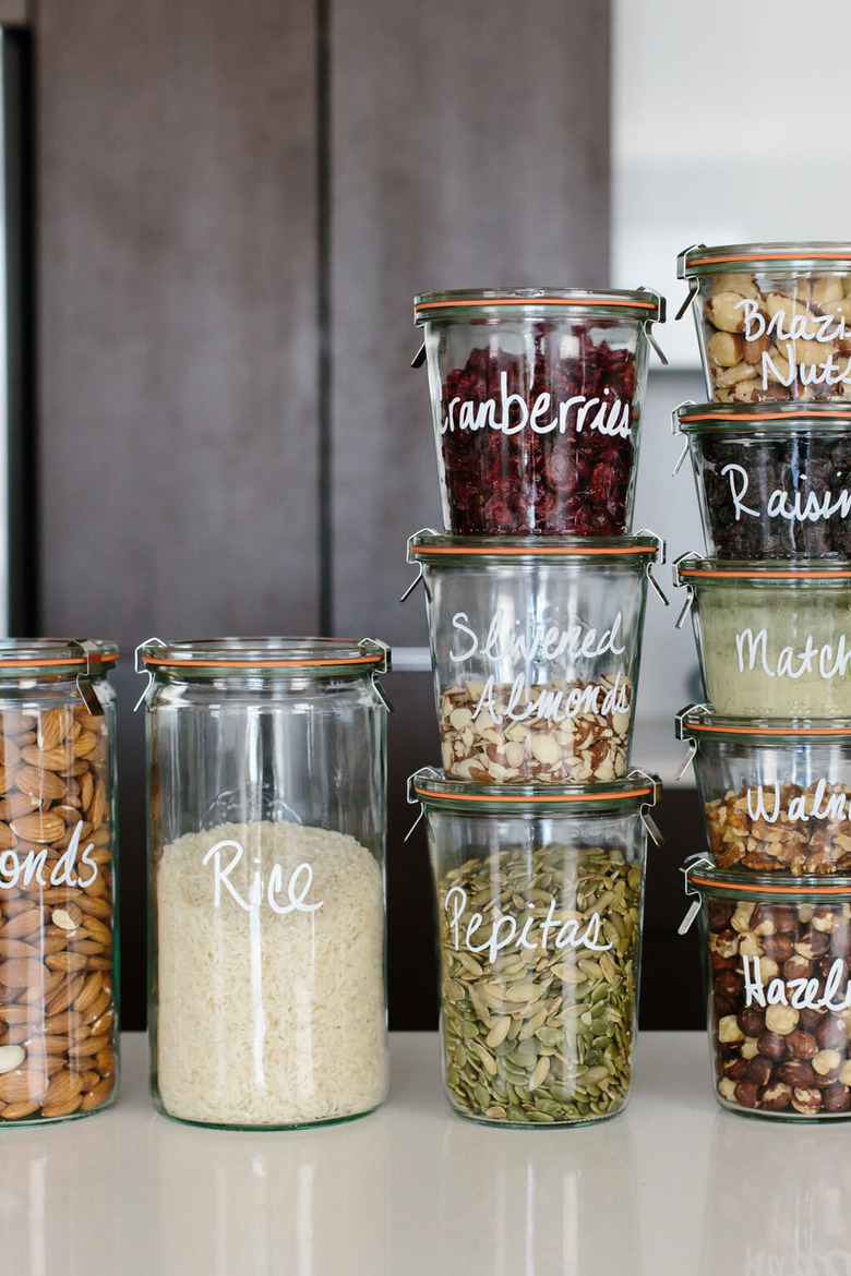 glass pantry jars