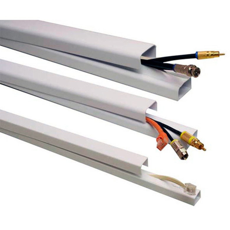 Raceways offer an effective way to mask electronics cables.