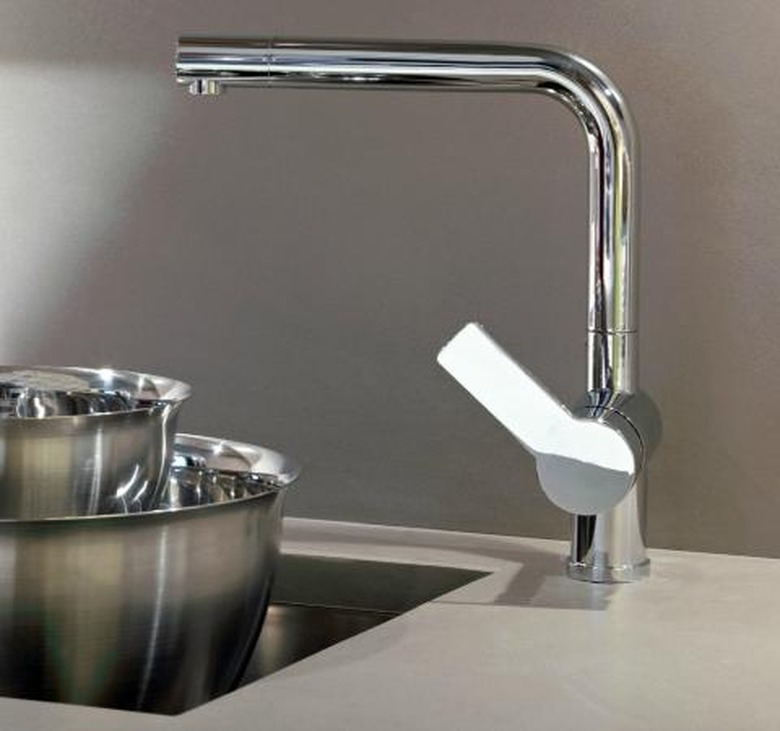 Side mounted kitchen faucet.