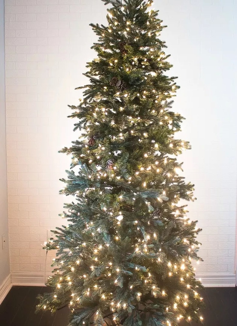 Fill in gaps with faux greenery