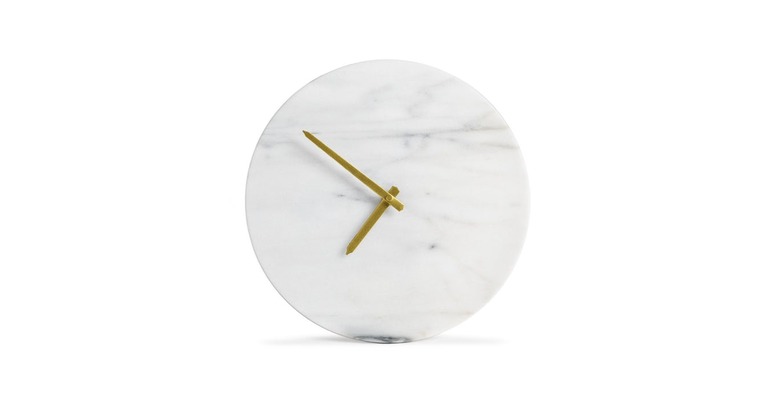 marble wall clock