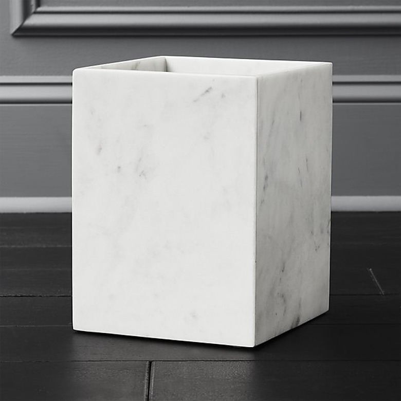 marble waste bin