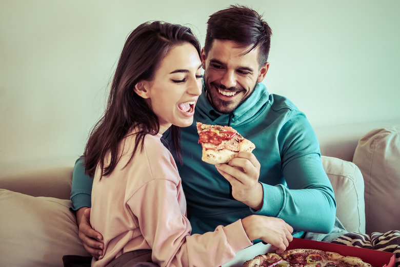 Let's get a pizza and stay at home