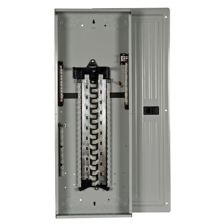 Electrical service panel.