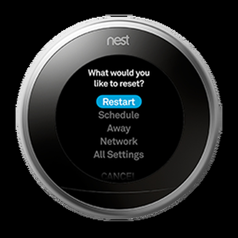 Nest thermostat.