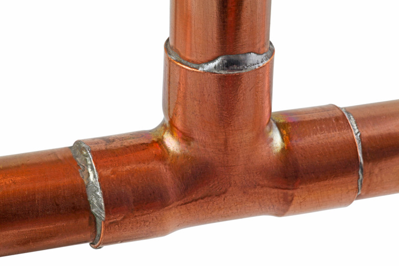 Copper pipework