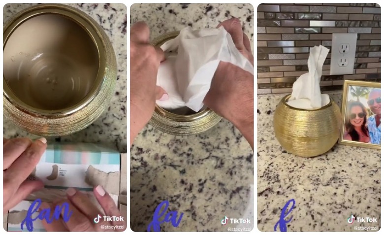 Creative way to store tissues