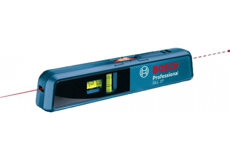 Point and line laser level.