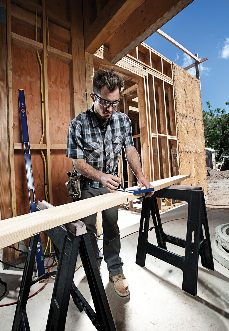 Speed square marking angle.