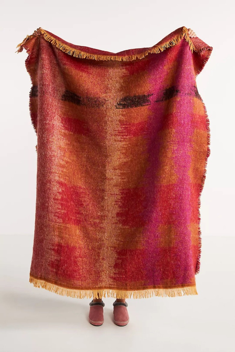 Anthropologie Woven Taina Throw Blanket