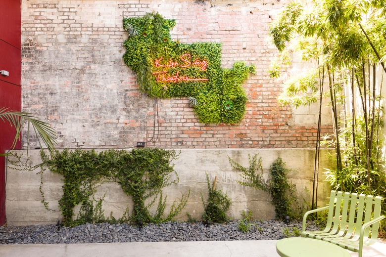 Courtyard space at Hotel Kim Sing