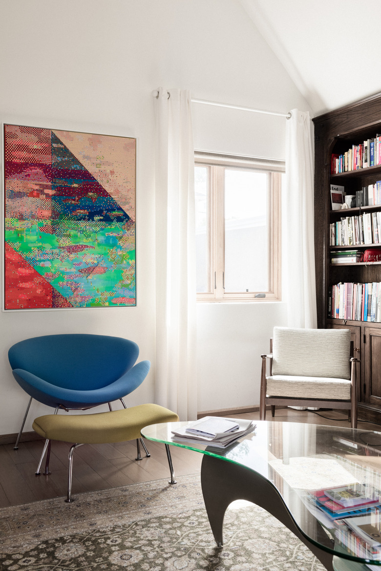 Vintage furniture in living room