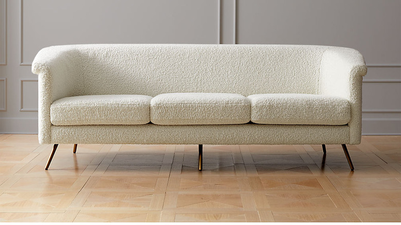 CB2 Vincente Faux Shearling Sofa