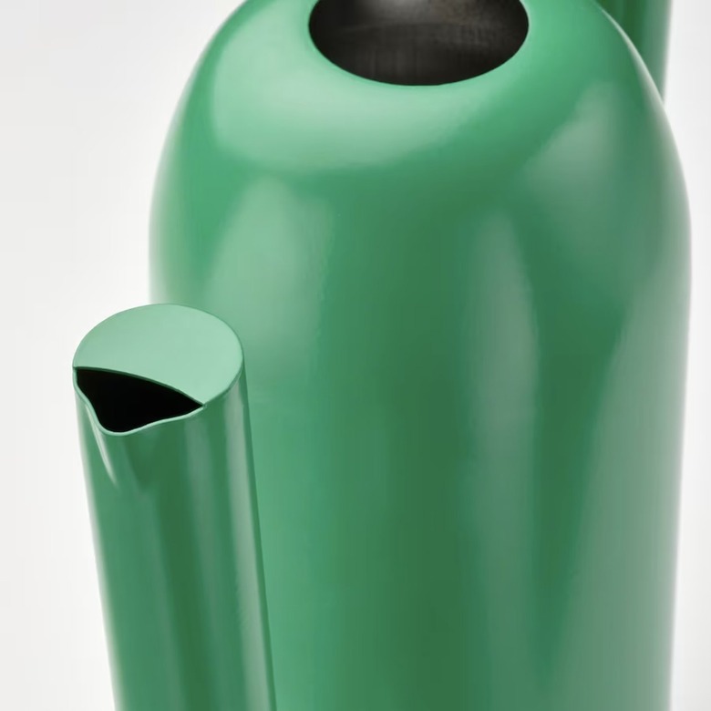 green vase/watering can with spout