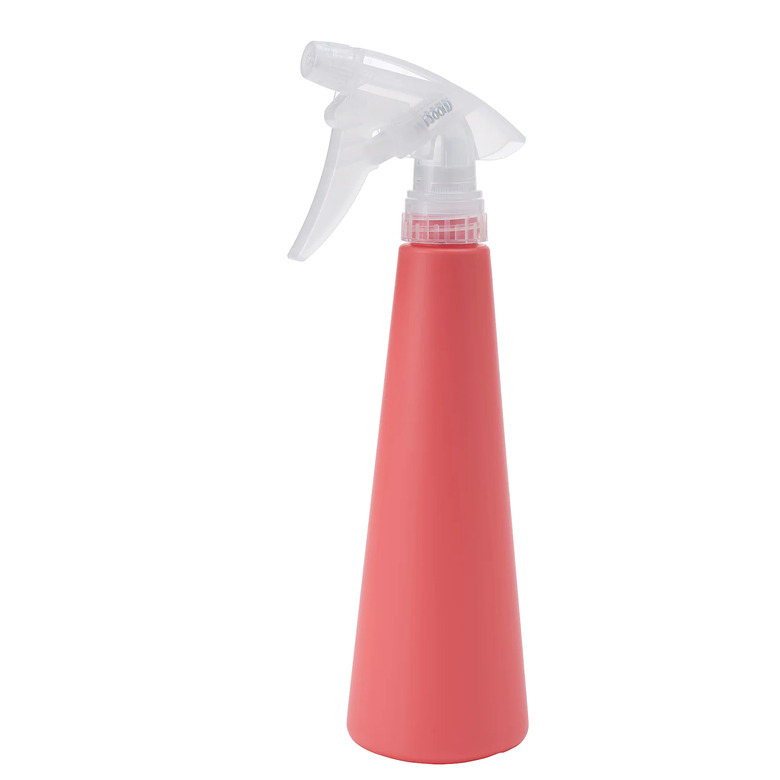 spray bottle in red-orange color