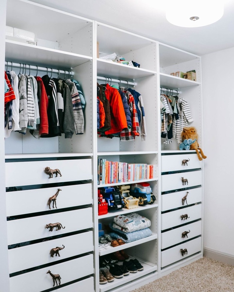 IKEA kids closet idea