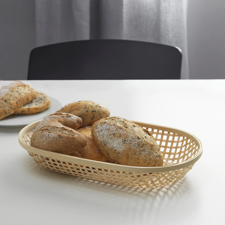 bread basket with bread