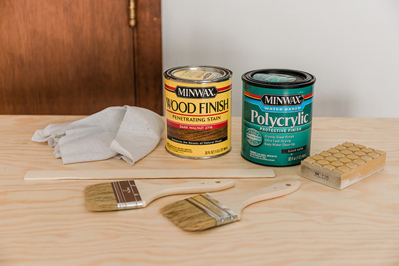 Refinish the table top.
